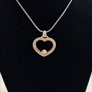 Brighton Gold and Silver Heart Necklace